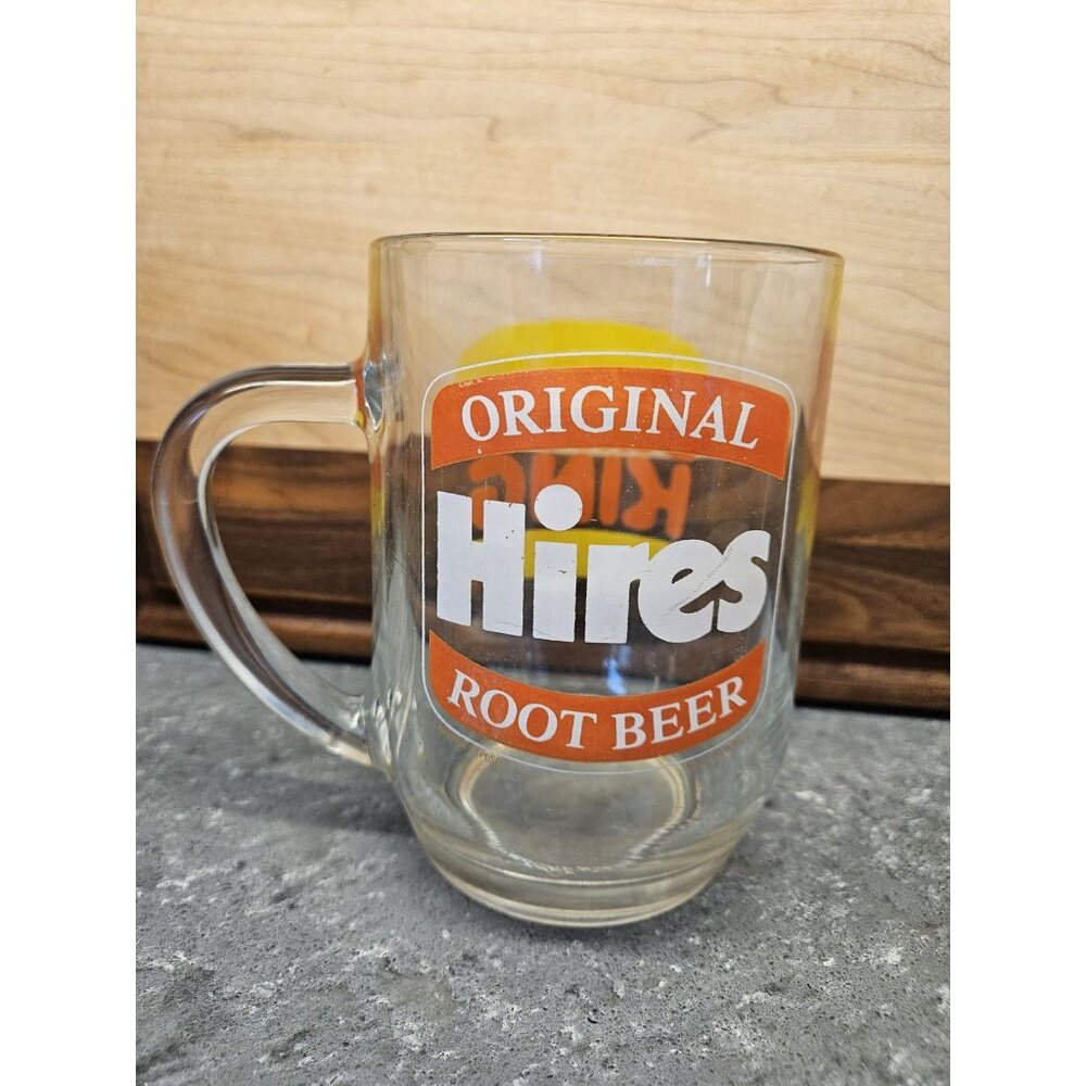 Vintage Burger King Original Hires Root Beer Glass Mug